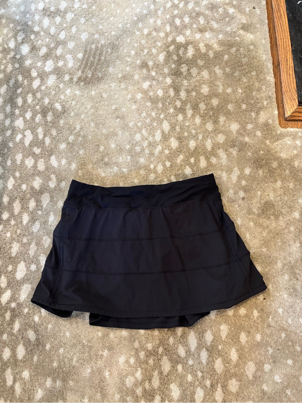 Black lululemon tennis skirt